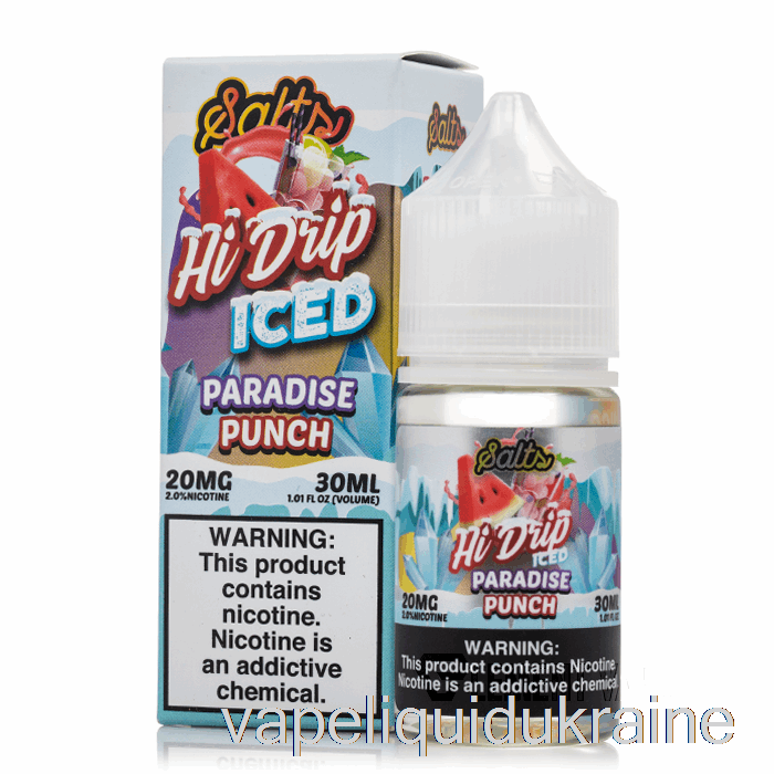 Vape Ukraine ICED Paradise Punch - Hi-Drip Salts - 30mL 20mg